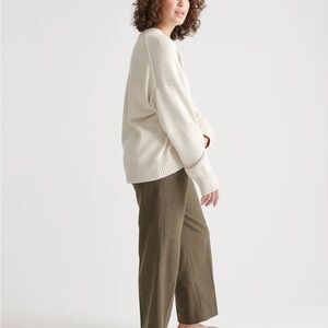 Quince organic cotton sweater oversize
